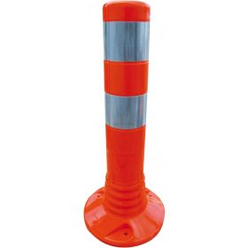   Műanyag elhajló oszlop - piros "Flexipost" típus