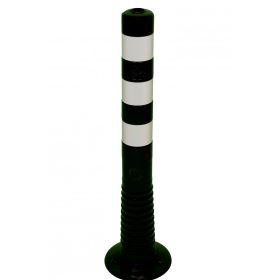   Műanyag elhajló oszlop - fekete "Flexipost" típus