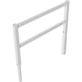   Access barriers with triangular lock swing-back with top and quarter-bent bar