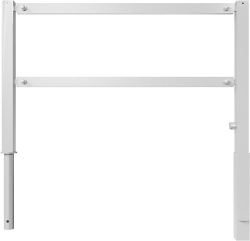 Access barriers with triangular lock swing-back with top and quarter-bent bar