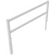 Access barriers with triangular lock swing-back with top and quarter-bent bar