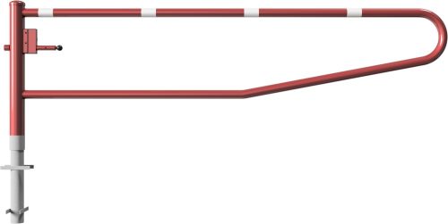 Forgó kapu - háromszögzárral - porszórt