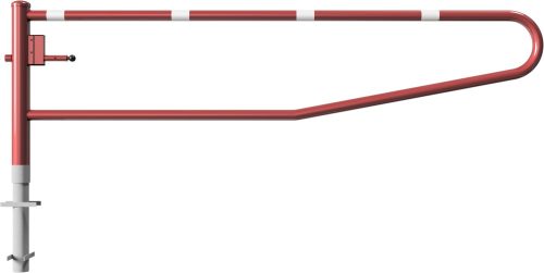 Forgó kapu - hengerzárral - porszórt