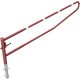 Swiveling gates for padlock - coated