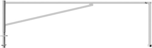 Forgó sorompó segédoszloppal - háromszögzárral