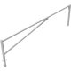 Swing barrier with Euro profile cylinder lock