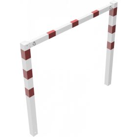 Stationary access barriers for bolting on site with top bar