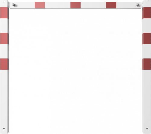 Stationary access barriers for bolting on site with top bar