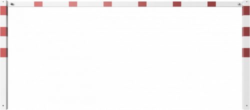 Stationary access barriers for bolting on site with top bar