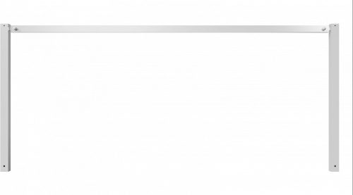 Stationary access barriers for bolting on site with top bar