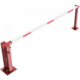 Sorompó gázrugóval - segédoszlop - dupla zár