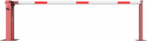 Sorompó gázrugóval - segédoszlop - dupla zár