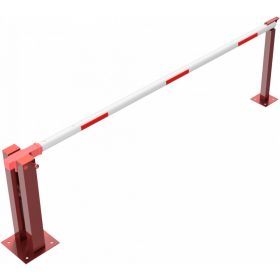 Sorompó gázrugóval - segédoszloppal - lakattal