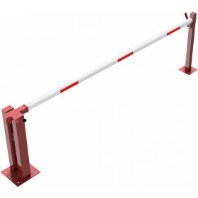 Sorompó gázrugóval - segédoszlop - hengerzár