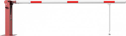 Sorompó gázrugóval - lengőtámasz - dupla zár