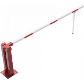 Sorompó gázrugóval - lengőtámasz - lakat