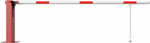 Sorompó gázrugóval - lengőtámasz - lakat