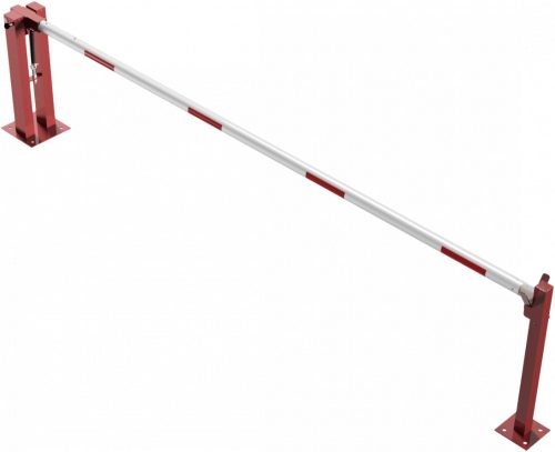 Sorompó gázrugóval - segédoszlop - háromszögzár