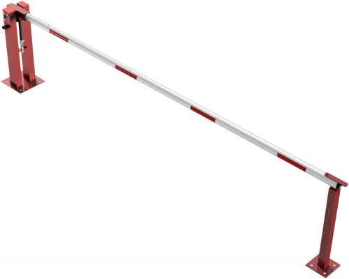 Sorompó gázrugóval - segédoszlop - dupla zár