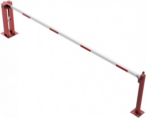 Sorompó gázrugóval - segédoszlop - hengerzár