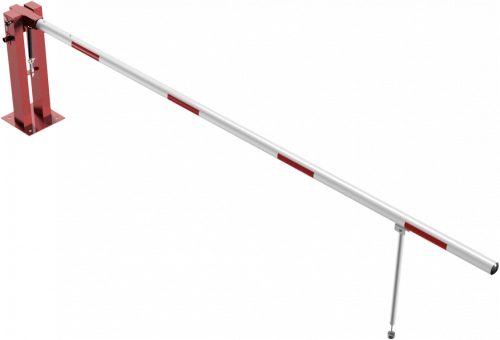 Sorompó gázrugóval - lengőtámasz - dupla zár