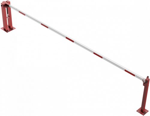 Sorompó gázrugóval - segédoszlop - háromszögzár