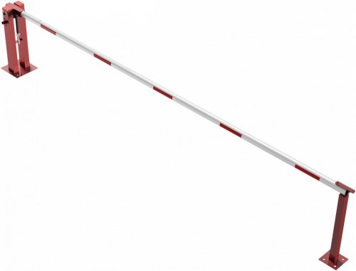 Sorompó gázrugóval - segédoszlop - dupla zár