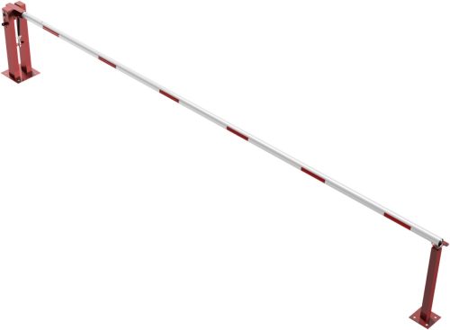 Sorompó gázrugóval - segédoszlop - dupla zár