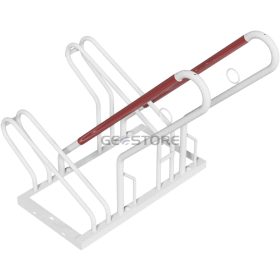   Kerékpártartó két kerékpárhoz - magasított oldaltámasszal