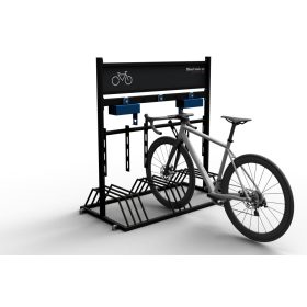 E-bike parkoló / töltőállomás