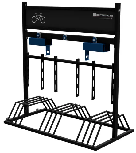 E-bike parkoló / töltőállomás