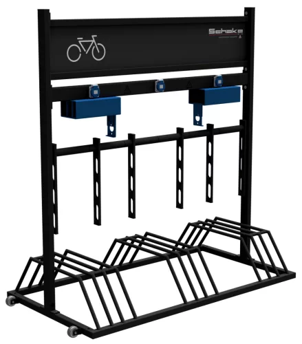 E-bike parkoló / töltőállomás