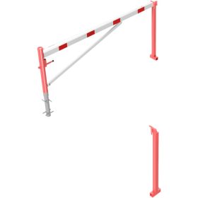 Forgó sorompó alumínium karral