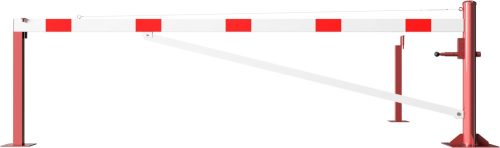 Forgó sorompó alumínium karral - lakattal - talppal