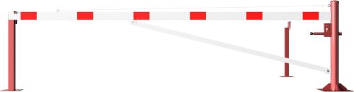 Forgó sorompó alumínium karral - hengerzárral - talppal