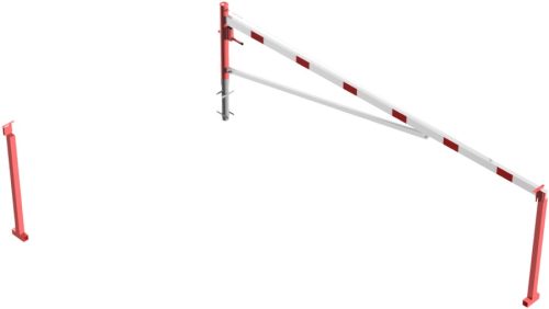 Forgó sorompó alumínium karral - hengerzárral