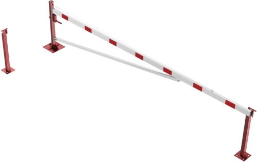 Forgó sorompó alumínium karral - hengerzárral - talppal