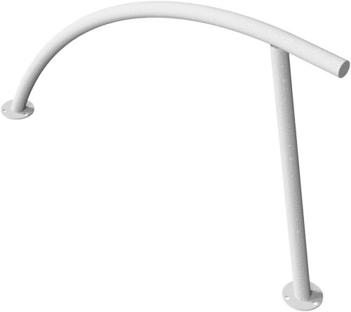 Bicycle lean-on hoop