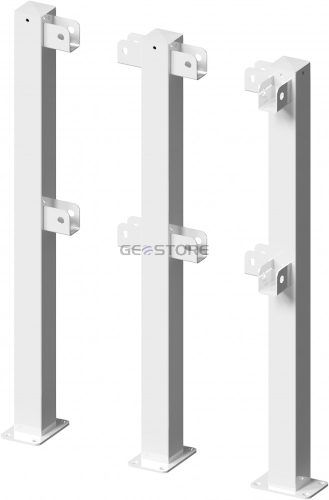 Záróoszlop - Védőkorlát rendszer - 70x70 mm-talppal