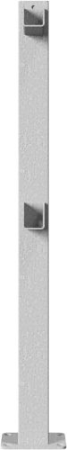 Középső oszlop - Védőkorlát rendszer - 70 x 70 mm - talppal