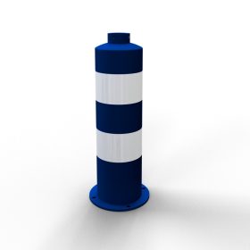 Island post made of steel