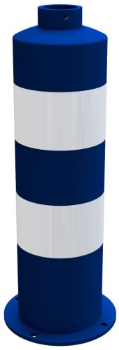 Island post made of steel