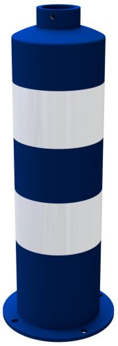 Island post made of steel