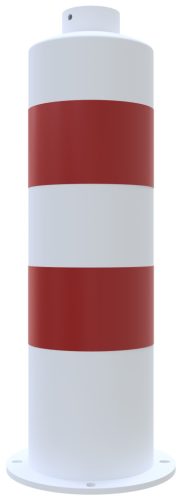 Island post made of steel