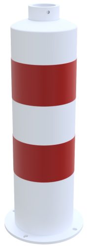 Island post made of steel