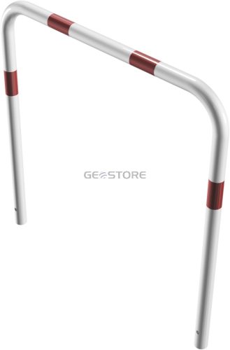 Hoop of steel tube Ø 48 x 2,5 mm without cross bar for casting in concrete