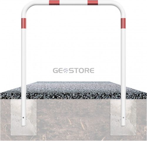 Hoop of steel tube Ø 48 x 2,5 mm without cross bar for casting in concrete