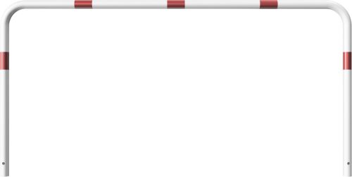 Hoop of steel tube Ø 48 x 2,5 mm without cross bar for casting in concrete