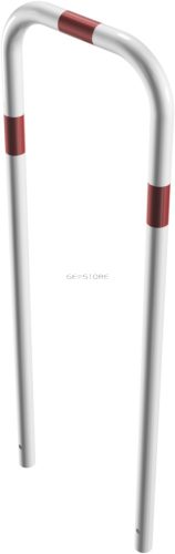 Hoop of steel tube Ø 48 x 2,5 mm without cross bar for casting in concrete