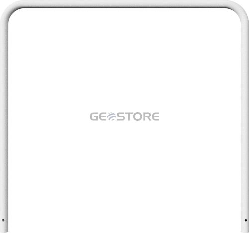 Hoop of steel tube Ø 48 x 2,5 mm without cross bar for casting in concrete